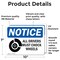 Signmission All Drivers Must Chock Wheels OSHA Notice Sign, Vinyl Decal, 10in W x 7in L, 2PK OS-2PACK-NS-D-710-L-15218 - alternate 5